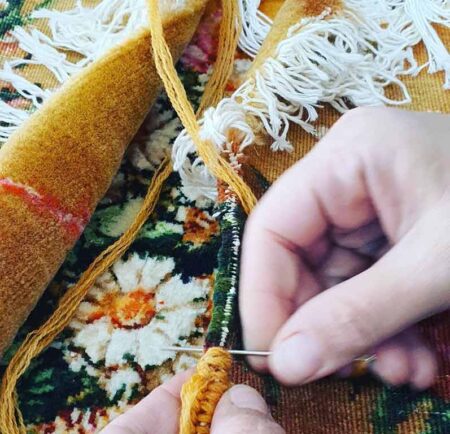 weaving-selvage-on-handmade-carpet