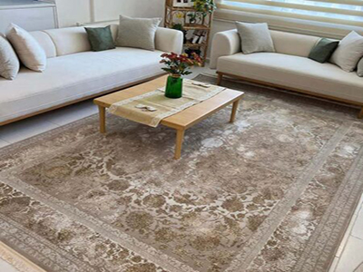 Golden, creamy rugs are a good choice for dowry rugs