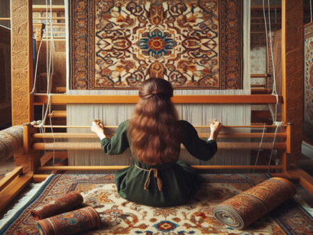 Weaving-Tabriz-RUG