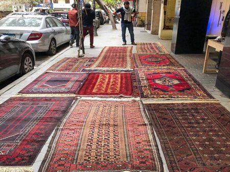 Baloch carpet gallery in Egypt